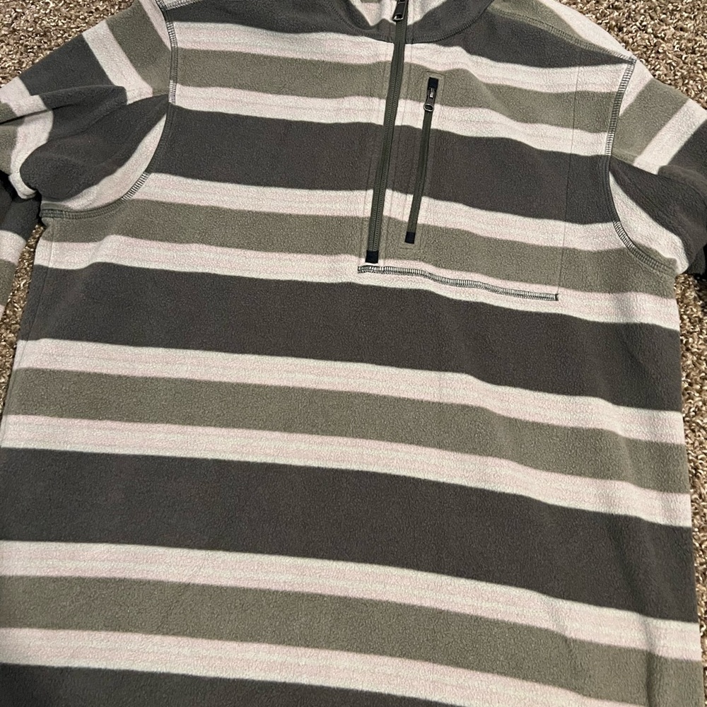 Striped Quarter-Zip Pullover - Picture 5 of 6